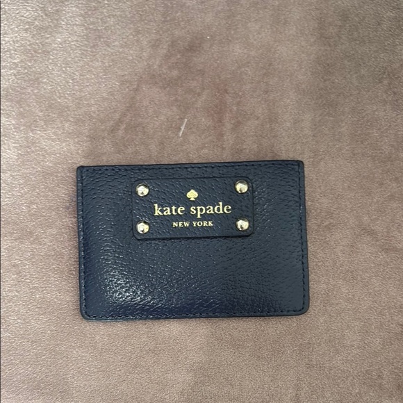 Kate Spade navy Card Holder - Picture 1 of 3